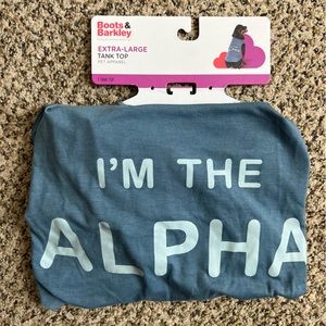 Boots & Barkley - I’m the Alpha - Tank Top - Blue XL